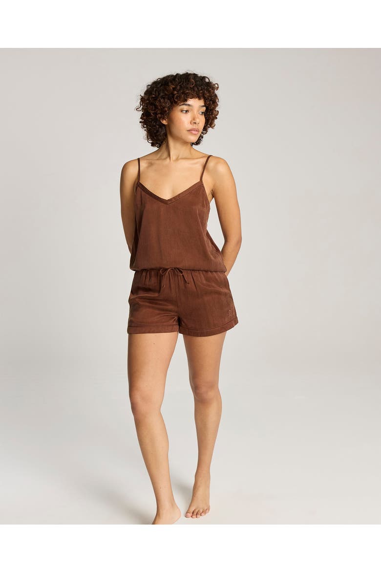 Eco-Luxe Drawstring Boxer Short, Alternate, color, Cocoa