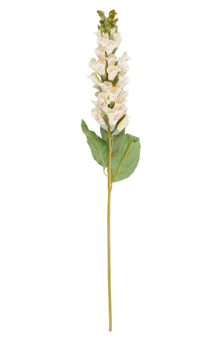 SONOMA SAGE HOME Set of Eight Foxglove Artificial Flowers, Alternate, color, White