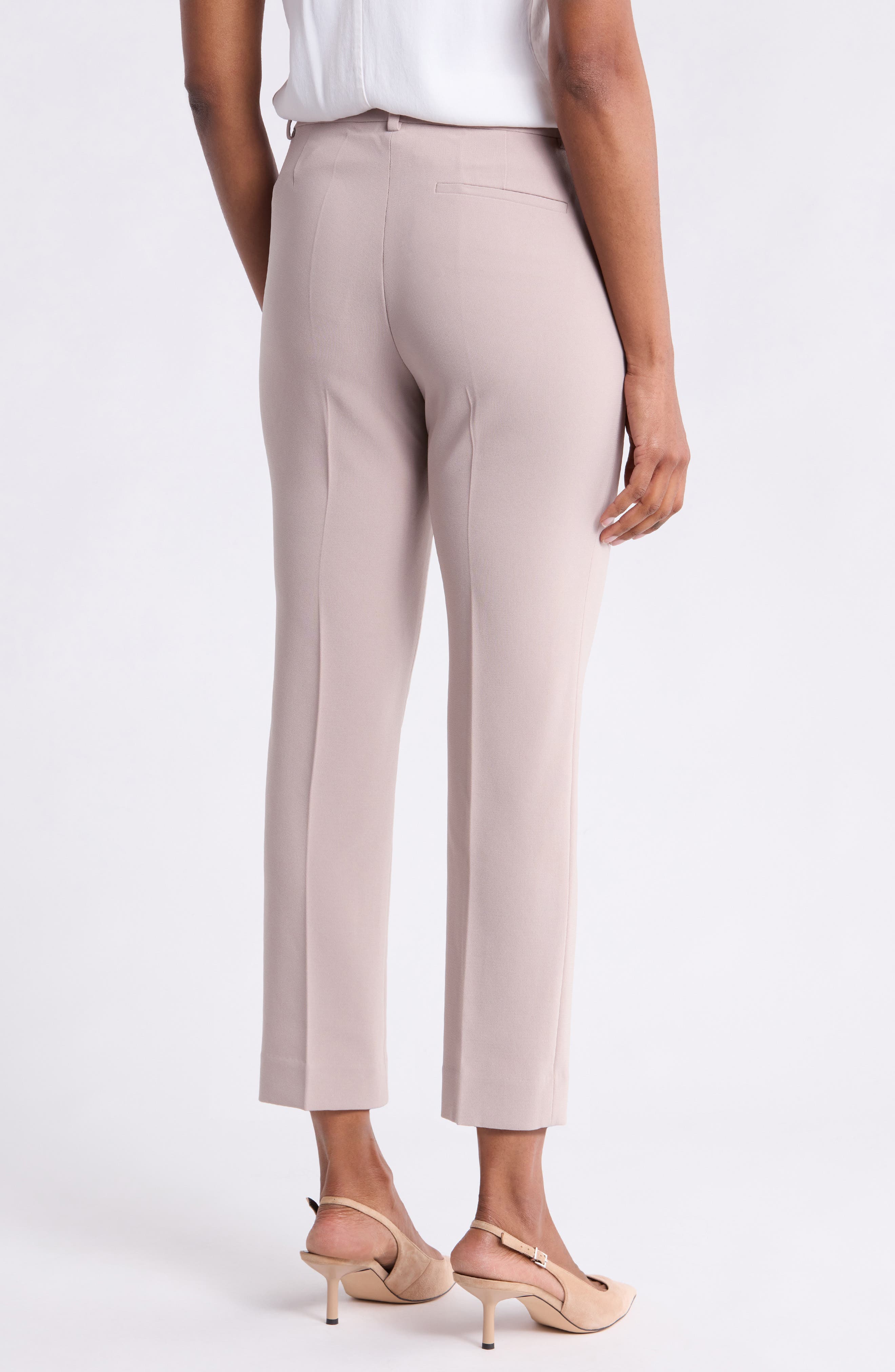 Treeca 4 Admiral Slim Fit Crepe Crop Pants