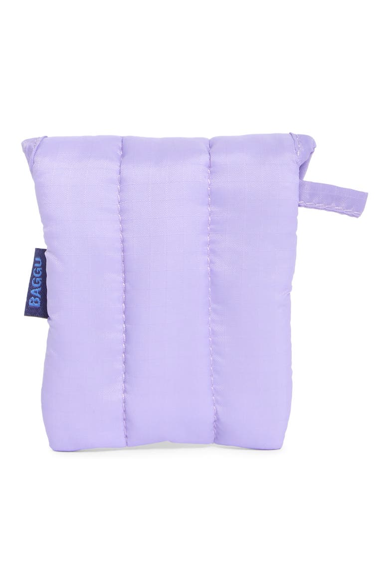 Puffy Earbuds Case, Alternate, color, WISTERIA