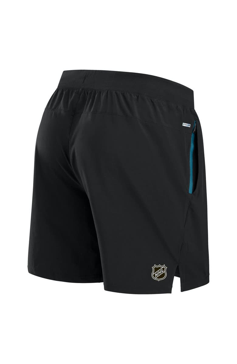 FANATICS Men's Fanatics  Black San Jose Sharks Authentic Pro Rink Performance Shorts, Alternate, color, 
