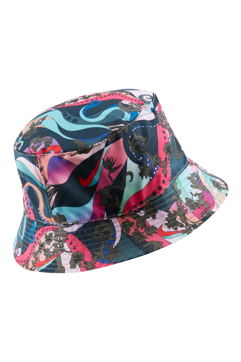 Sportswear Icon Clash Reversible Bucket Hat, Alternate, color, MYSTIC STONE