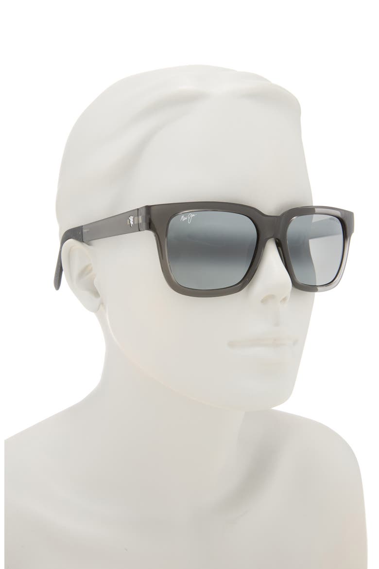 54mm Core Square Polarized Sunglasses, Alternate, color, GREY GREY GREY