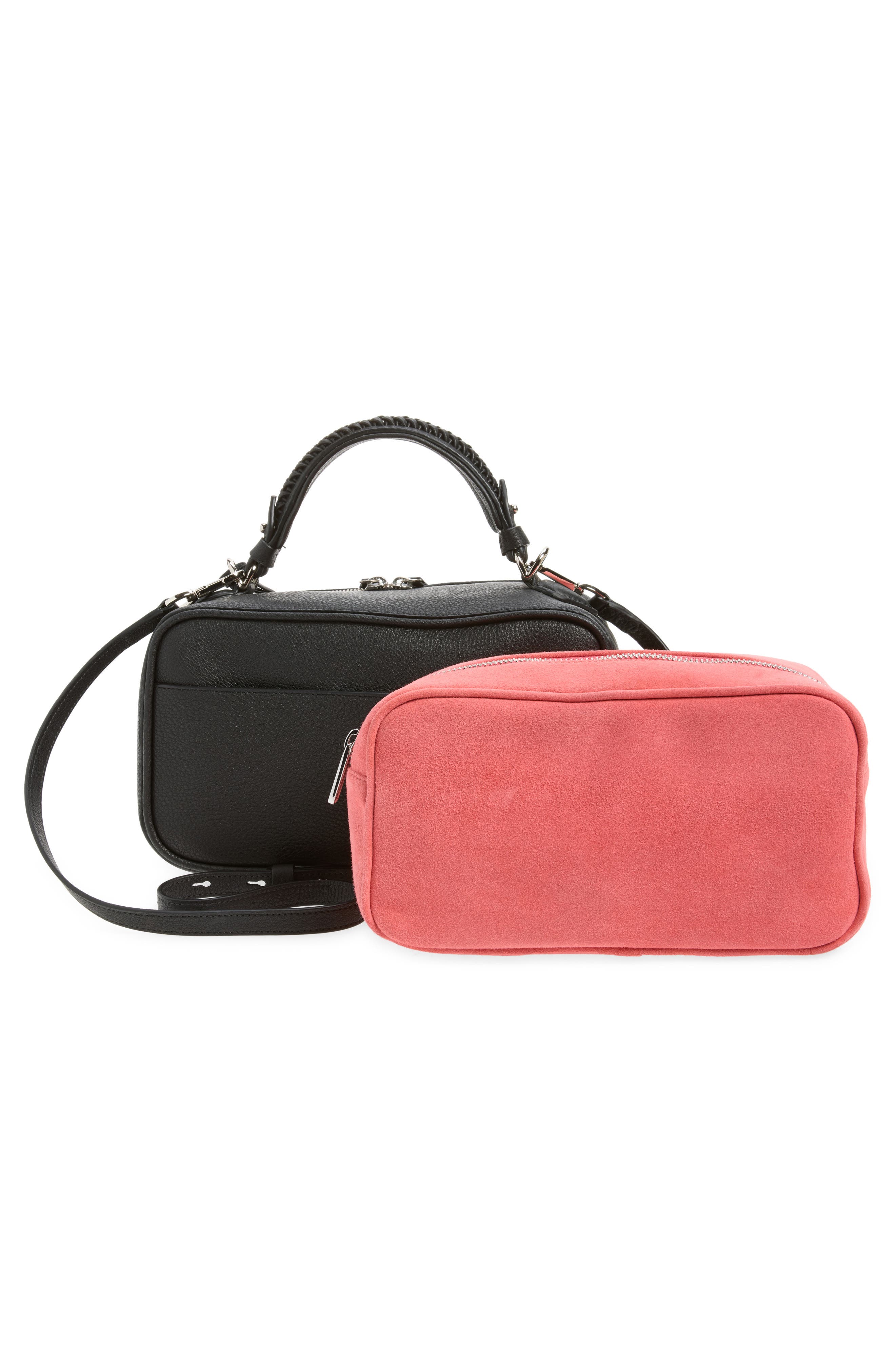 Altuzarra Tack Trunk Crossbody Bag, Alternate, color, Black