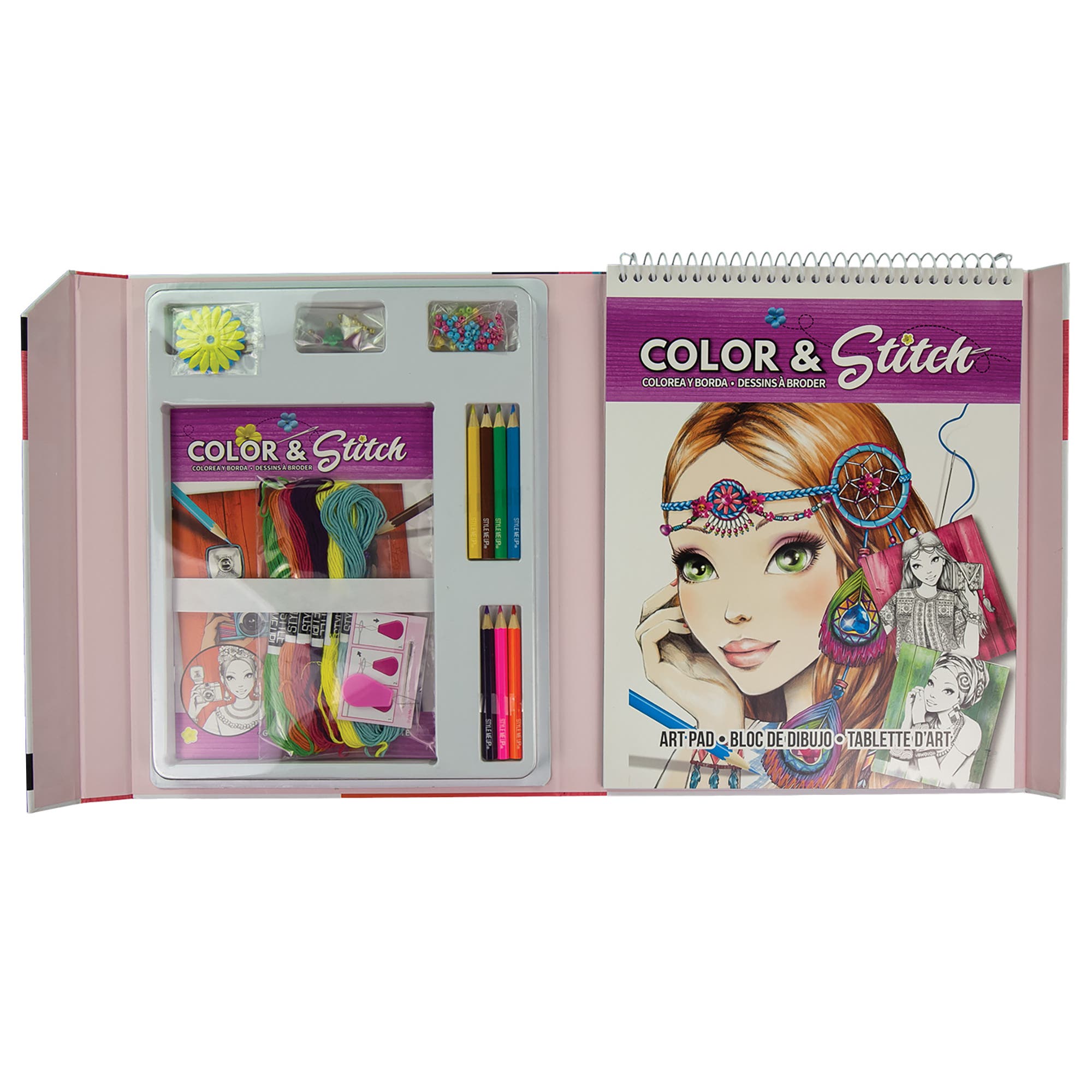 Style Me Up Color & Stitch Craft Activity Kit | Nordstrom