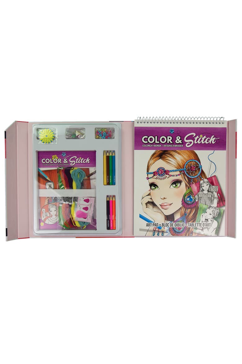Color & Stitch Craft Activity Kit, Alternate, color, Multicolored