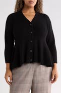 SUGARLIPS Carthay Mile Peplum Cardigan