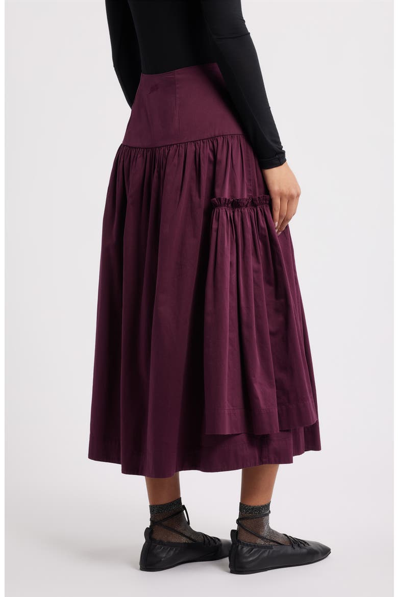Berta Midi Skirt, Alternate, color, FIG