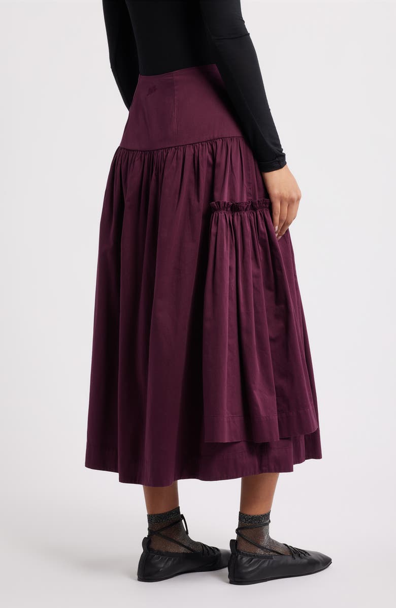 Damson Madder Berta Midi Skirt, Alternate, color, Fig