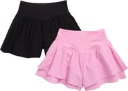 YOGALICIOUS Kids' Lightstreme Tiered Shorts