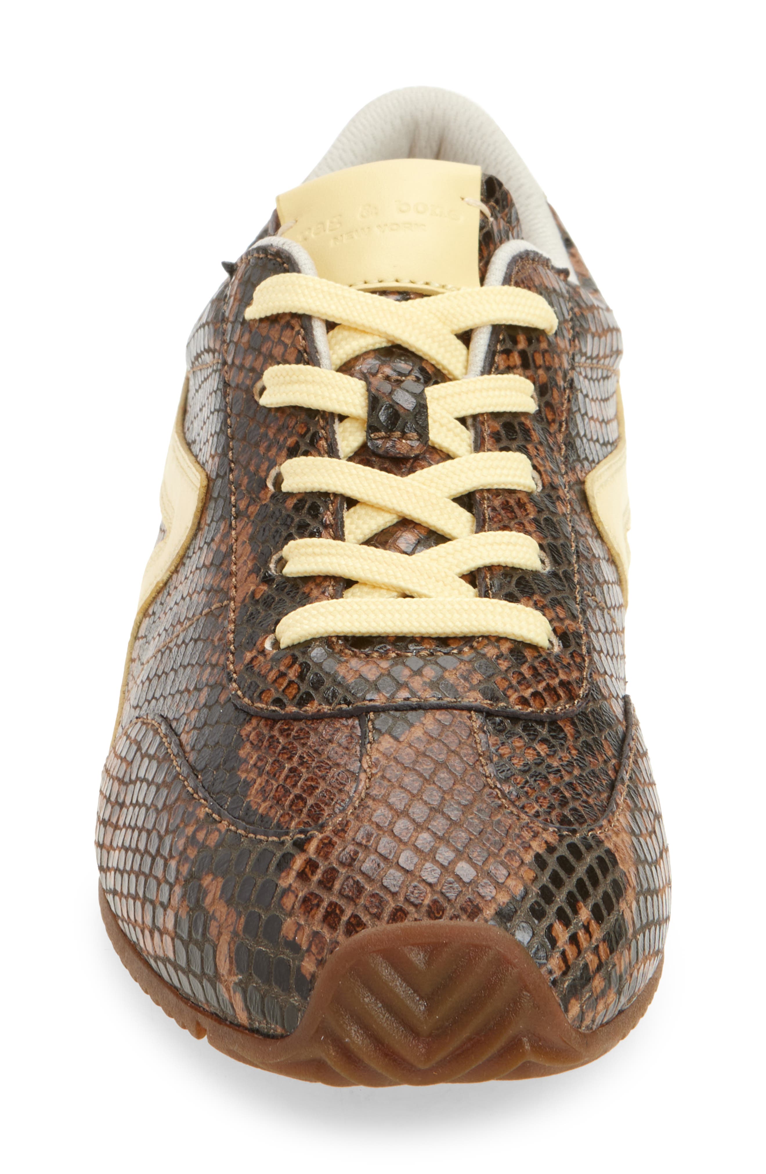 rag 
bone Retro Runner Slim Ultra Sneaker, Alternate, color, Mocha Snake