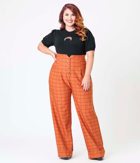 Plus Size Moon Cutout Knit Sweater