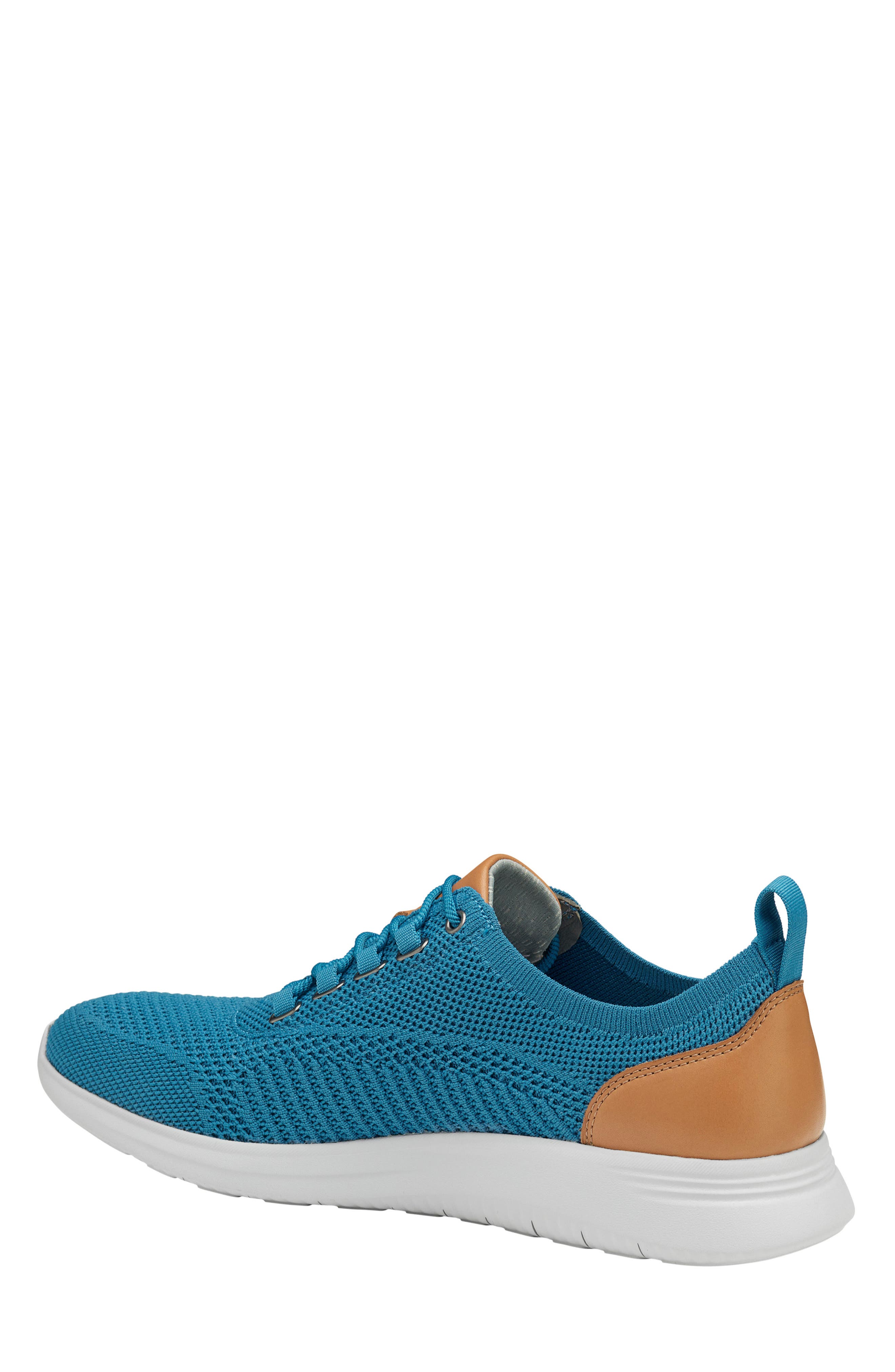 Johnston & Murphy Amherst Knit Sneaker, Alternate, color, Blue Knit