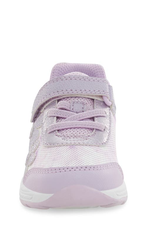 Stride Rite Lighted Glimmer Sneaker In Lavender