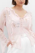 City Chic Sweet Nothings Ruffle Top