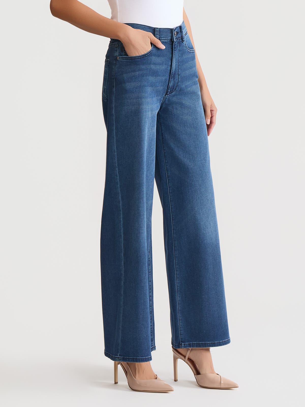 Hepburn High-Rise Wide Leg Vintage Jean - image 2