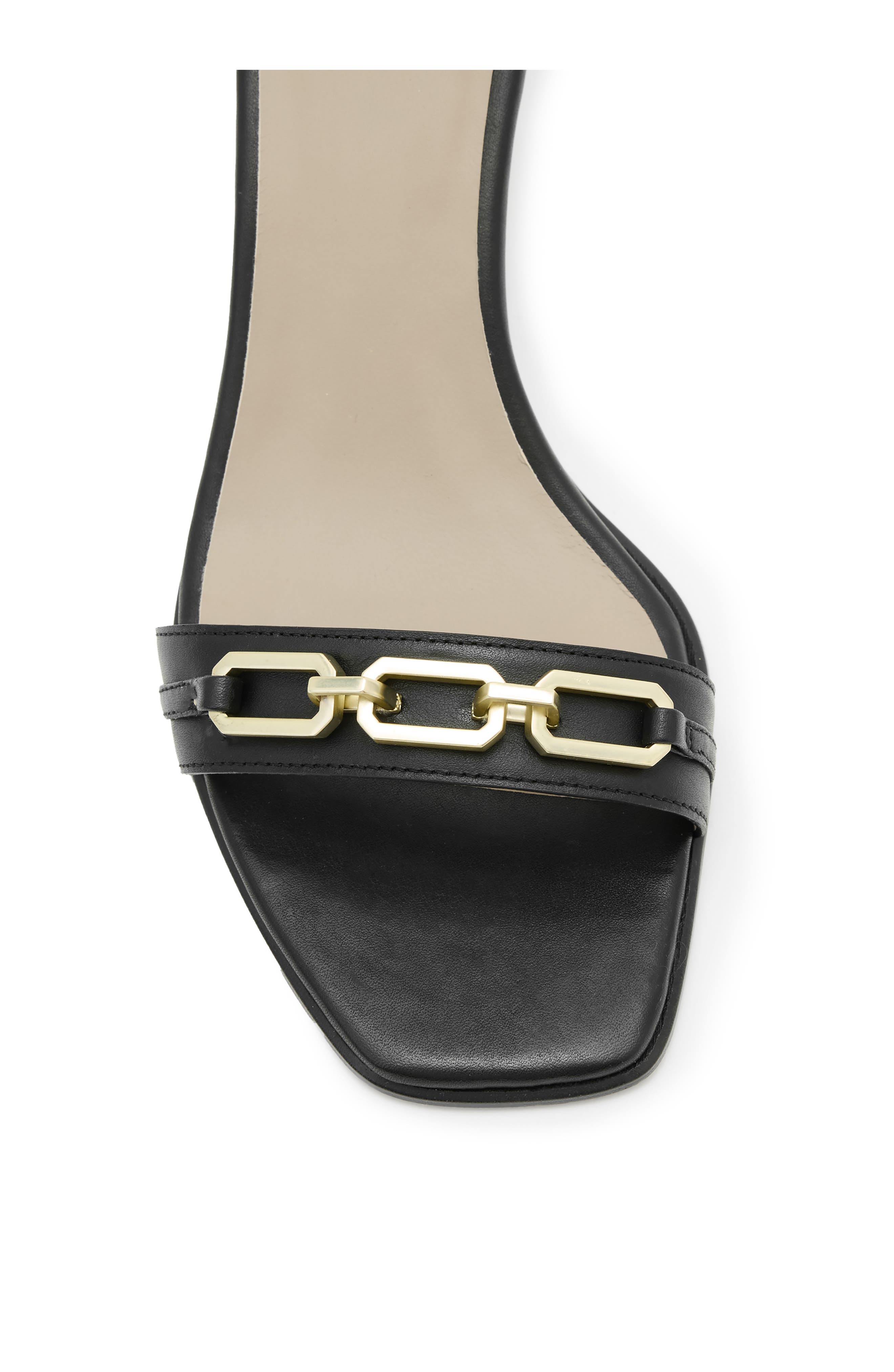 AllSaints Gloria Chain Sandal, Alternate, color, 