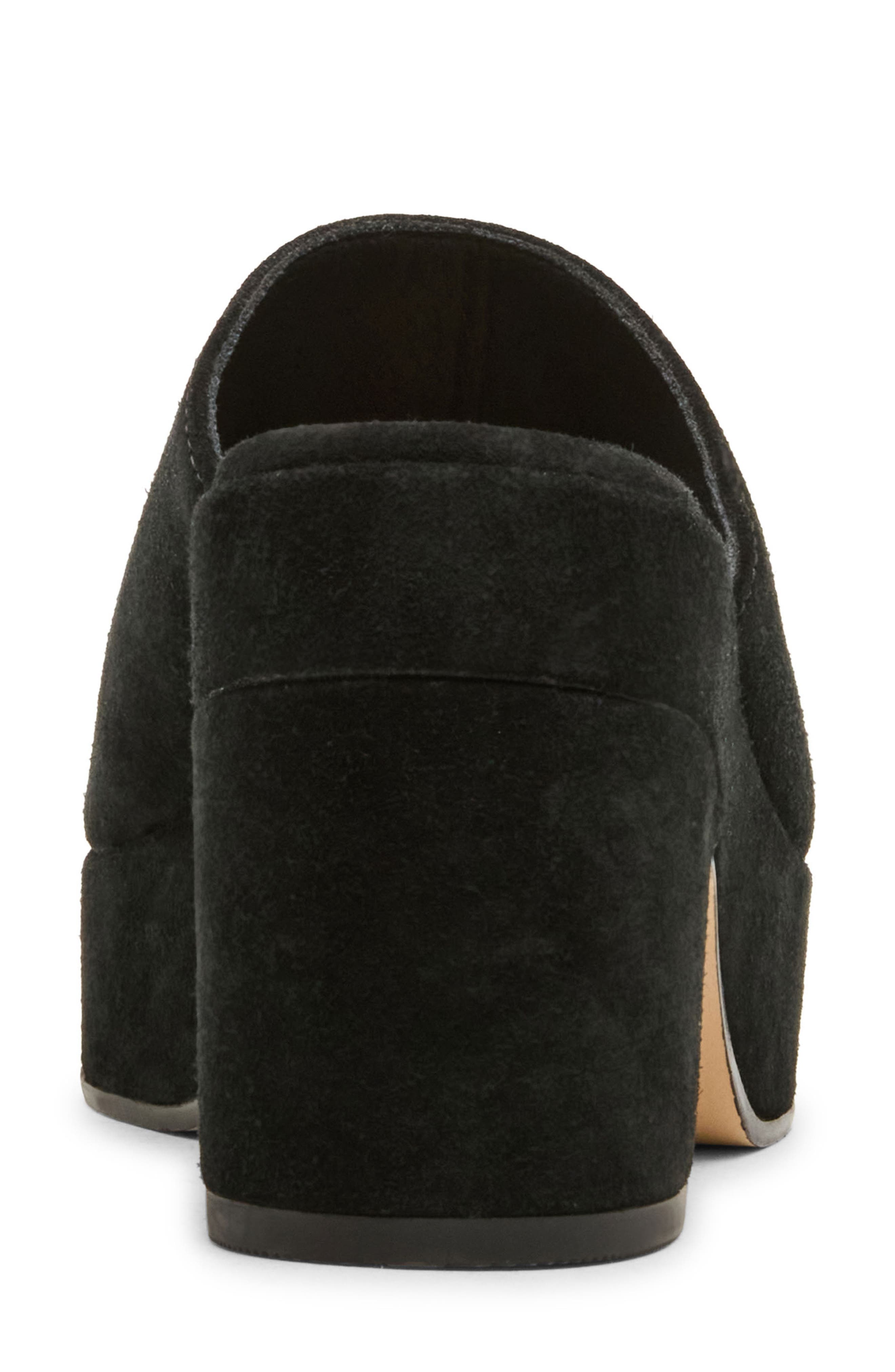 Blondo Montage Platform Mule Sandal, Alternate, color, Black Leather