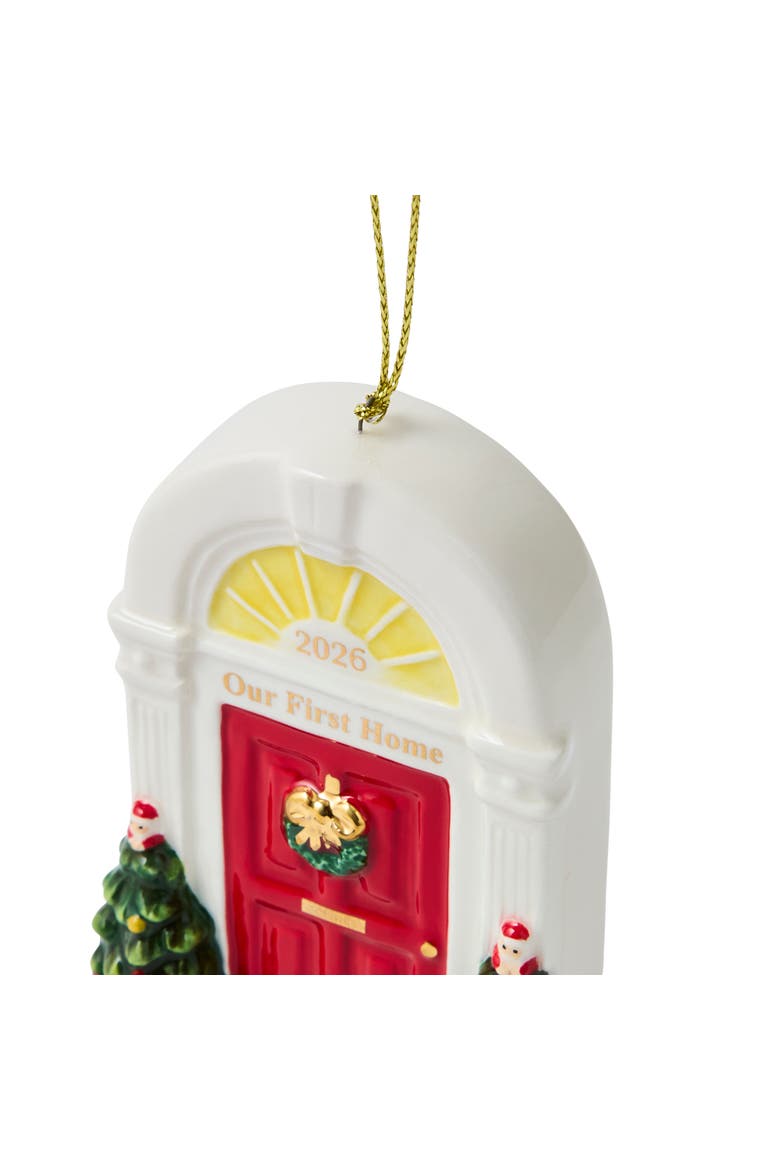 Christmas Tree First Home Door Ornament Dated 2026, Alternate, color, Multi