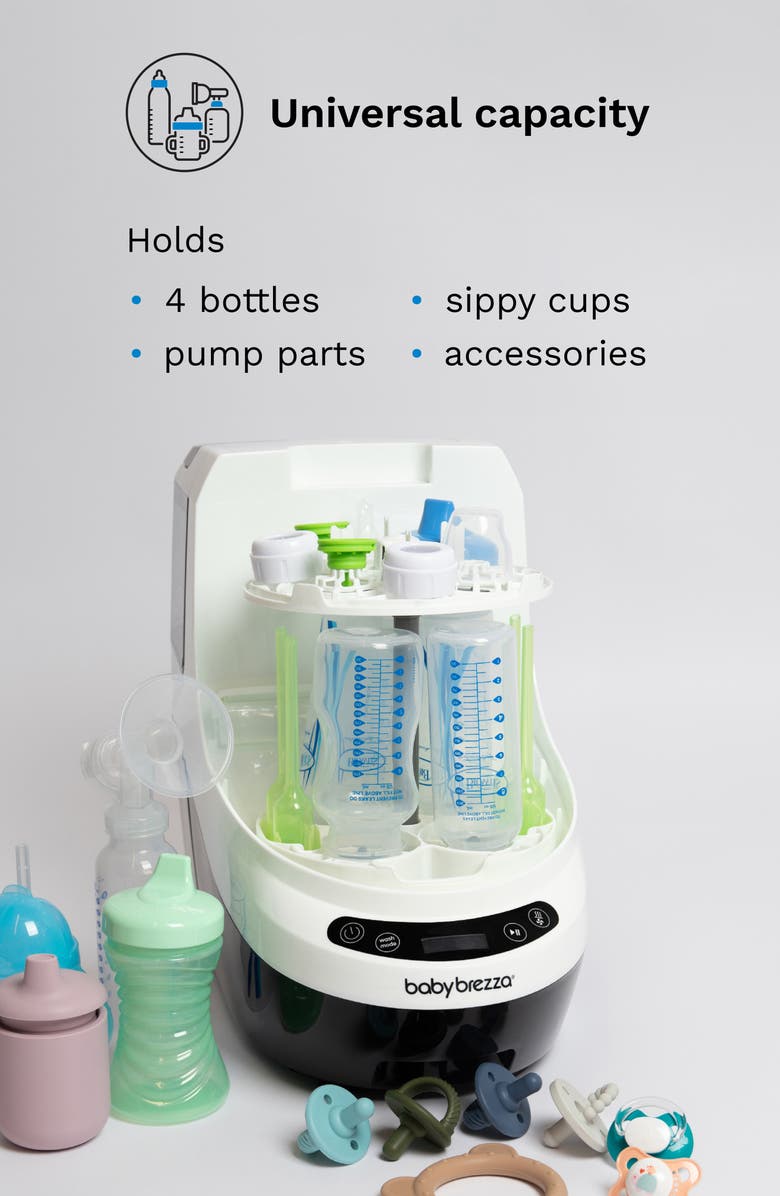 BABY BREZZA Bottle Washer Pro<sup>®</sup>, Alternate, color, White/ Black