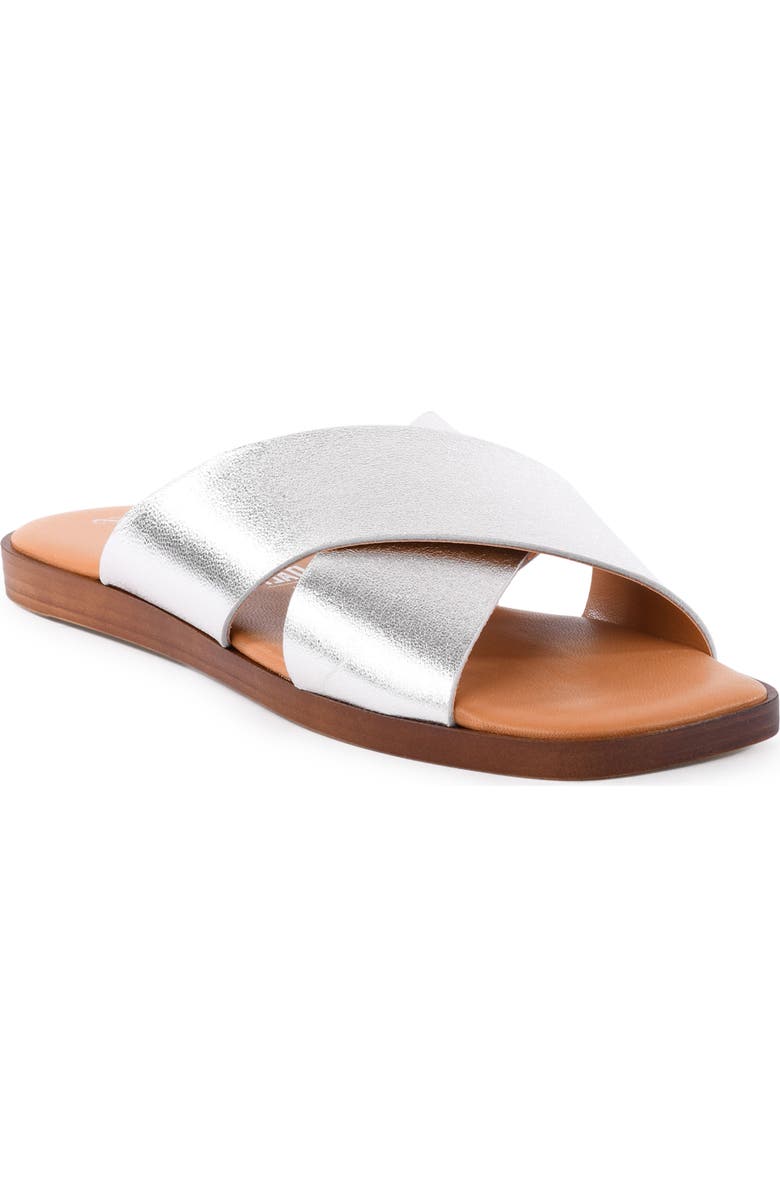 Seychelles Chai Sandal, Main, color, Silver