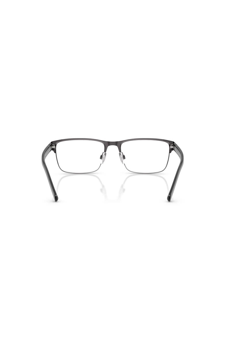 58mm Rectangle optical glasses, Alternate, color, Grey
