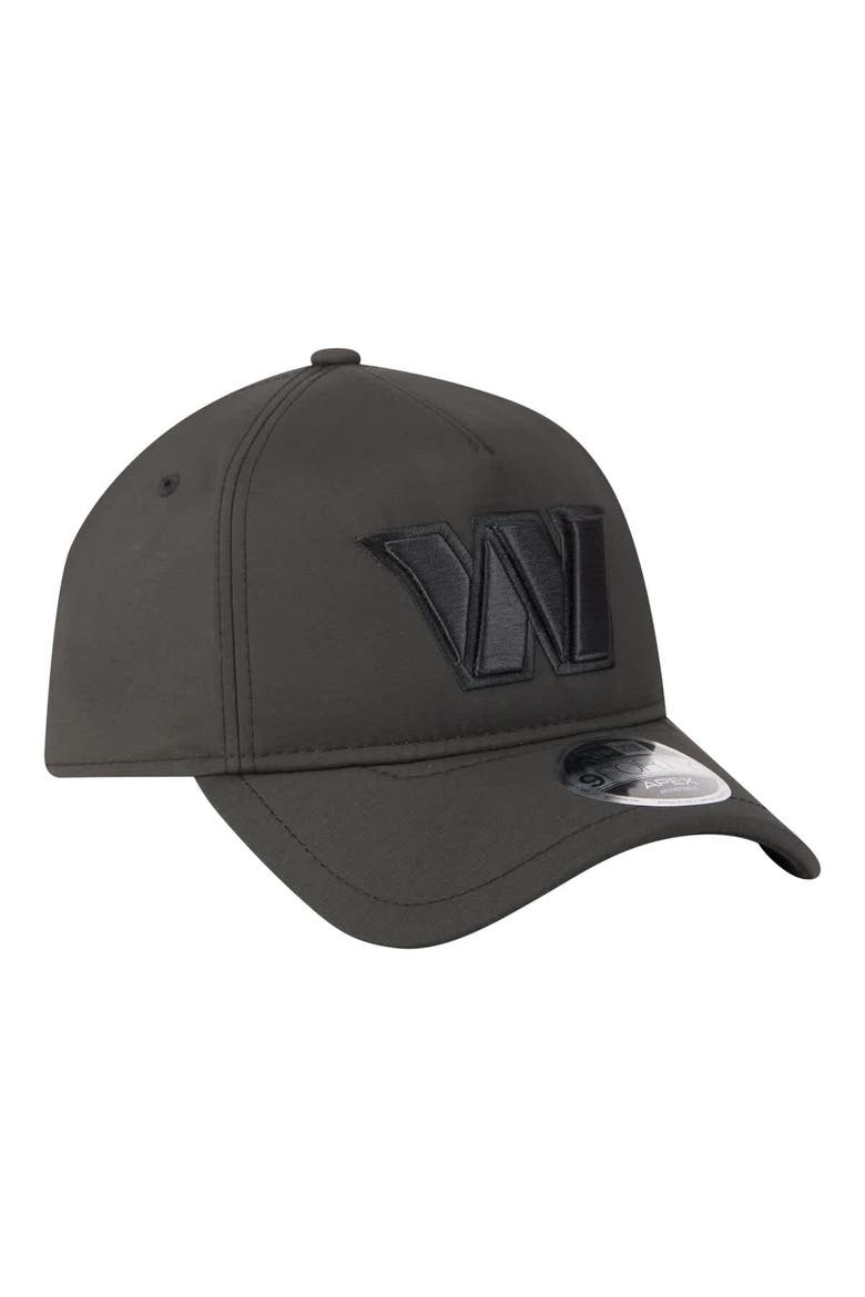 Men's New Era  Black Washington Commanders Apex 9FORTY Adjustable Hat, Alternate, color, Black