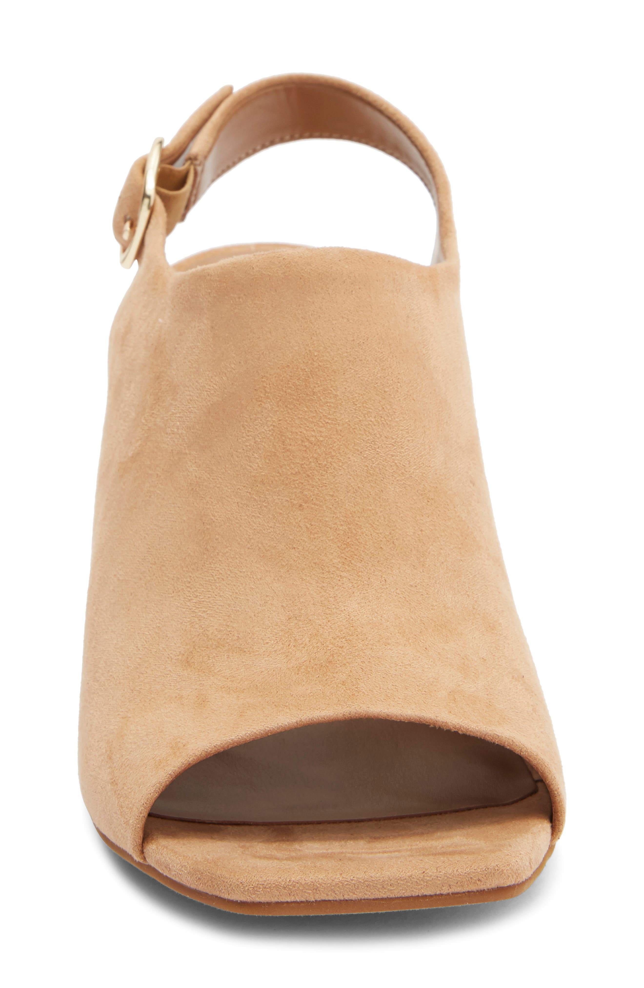 Hessa Slingback Heeled Sandal, Alternate, color, TAN DALE