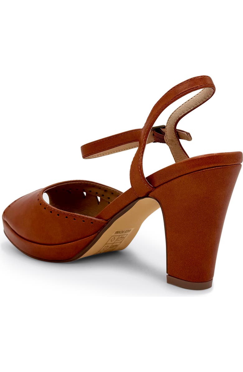 CHELSEA CREW Aria Ankle Strap Sandal, Alternate, color, Rust