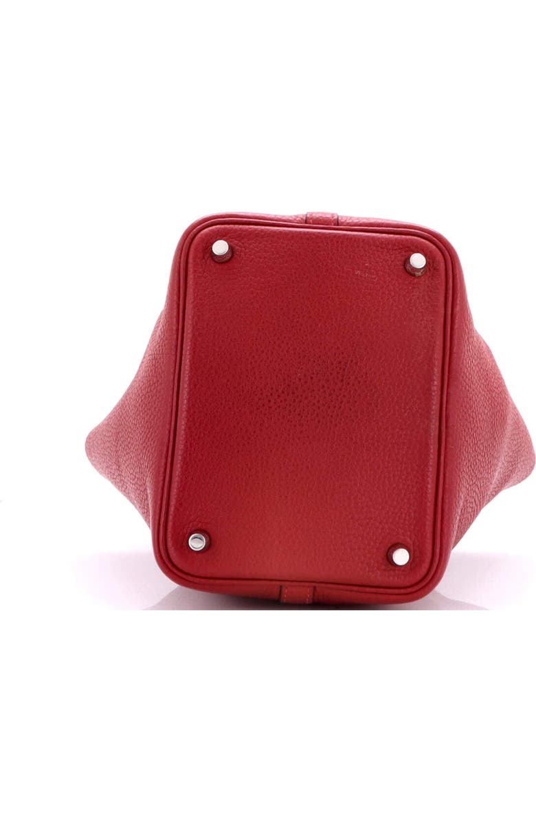 Pre-Owned Hermes Picotin Lock Bag Clemence PM, Alternate, color, Rouge Grenat