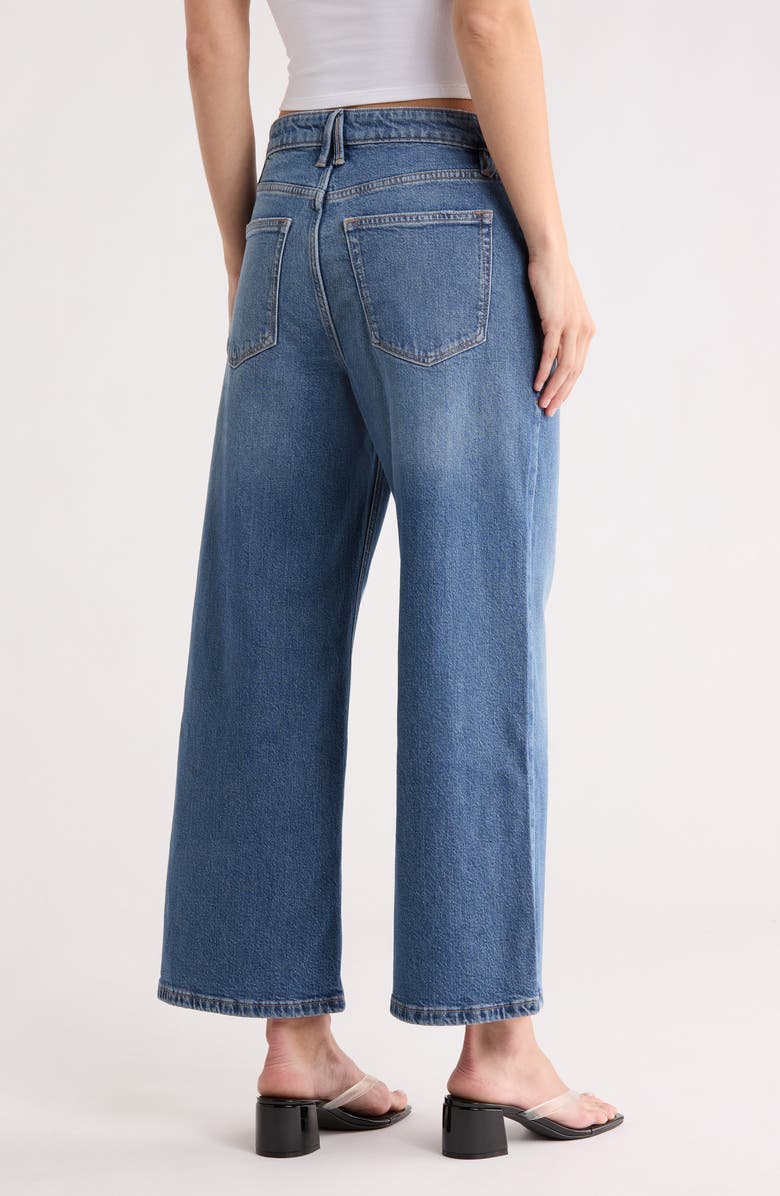 Good American Good Standard Ease Crop Jeans, Alternate, color, Indigo706