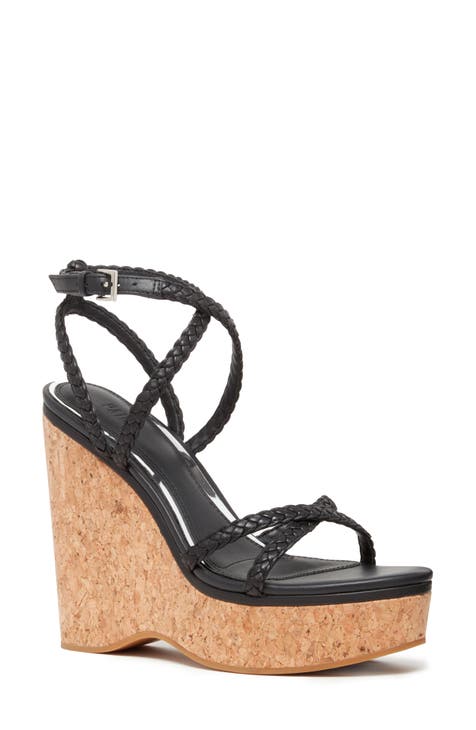 Hazel Ankle Strap Platform Wedge Sandal (Women)