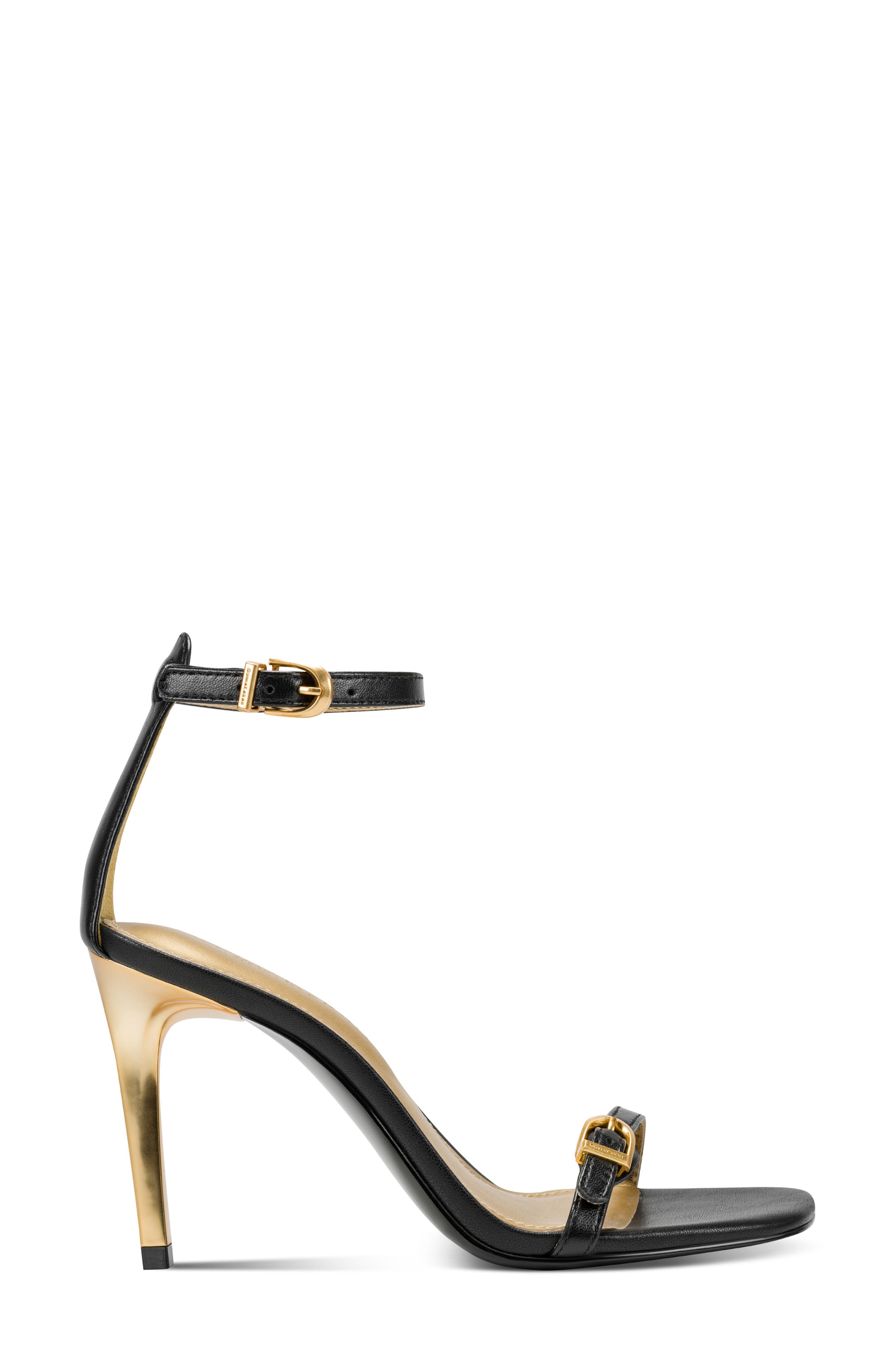 Pryce Ankle Strap Sandal, Alternate, color, BLACK