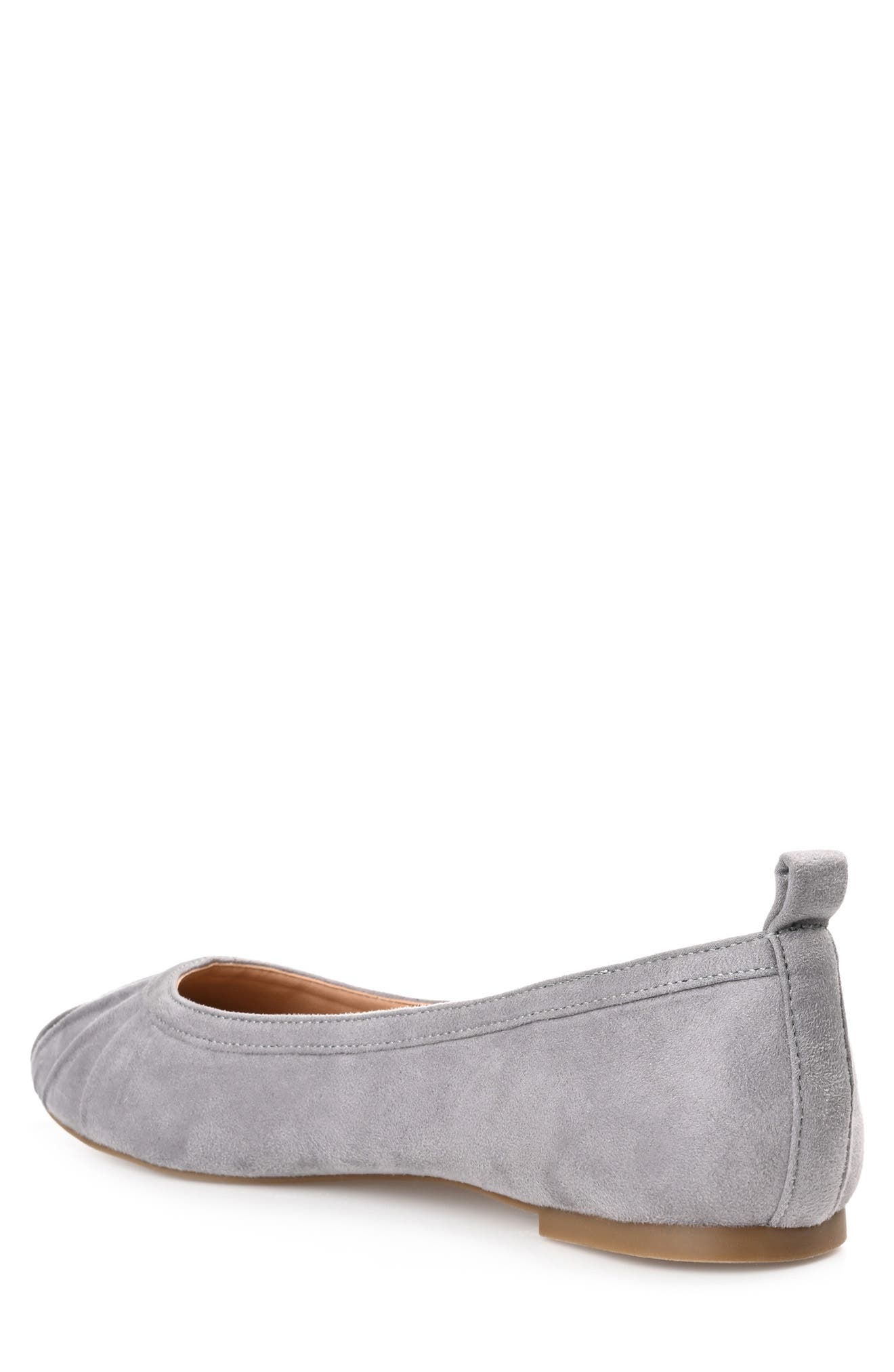 Journee Collection Tannya Flat, Alternate, color, Grey