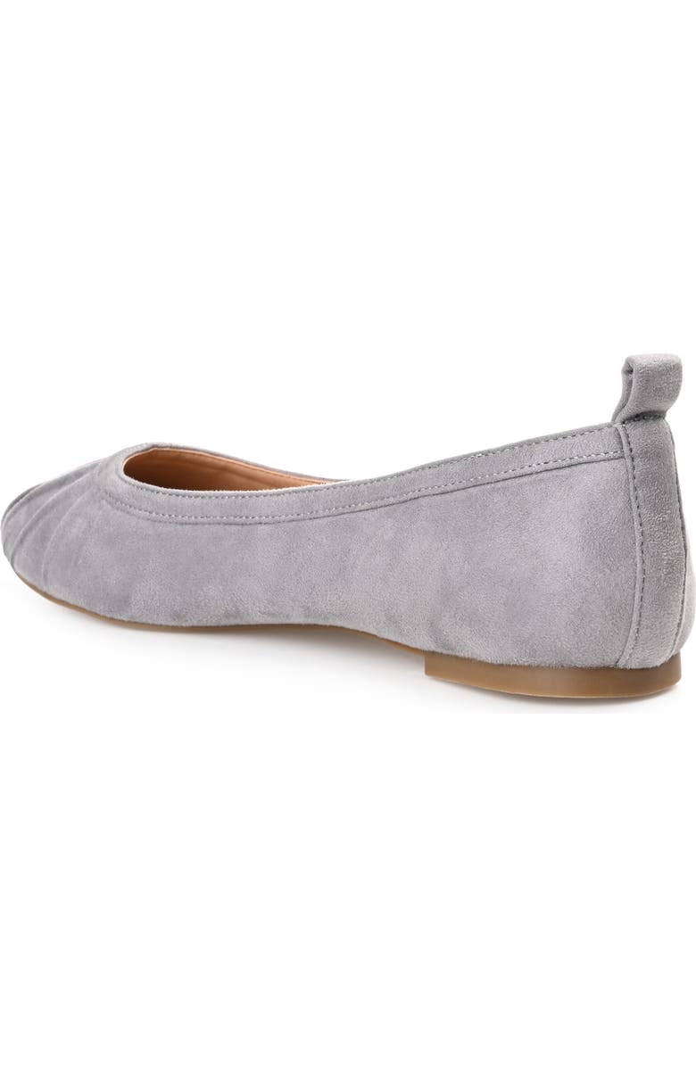 Journee Collection Tannya Flat, Alternate, color, Grey