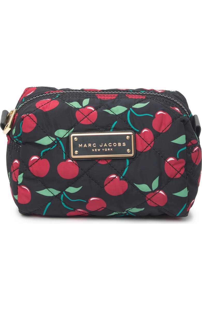 Marc Jacobs Quilted Large Printed Cosmetic Case, Alternate, color,