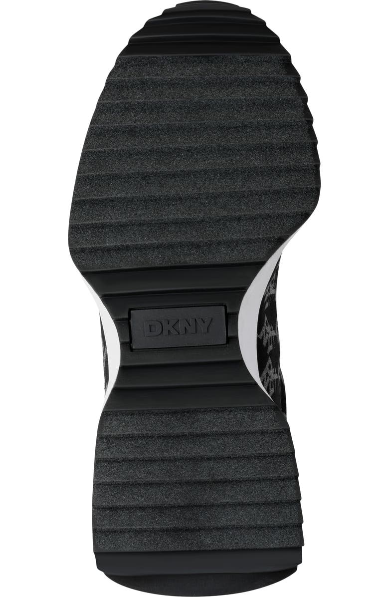 DKNY Naples Sneaker, Alternate, color, Nickel/Black