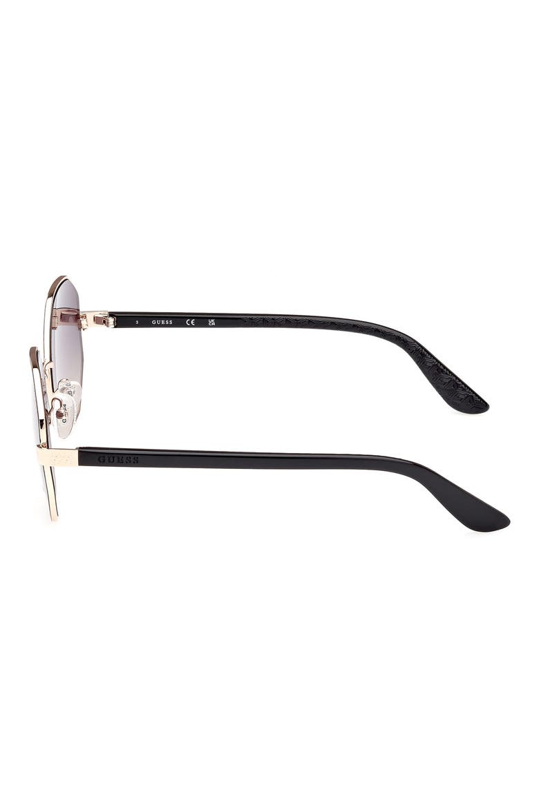 Geometric Sunglasses, Alternate, color, BLACK/ OTHER / GRADIENT SMOKE