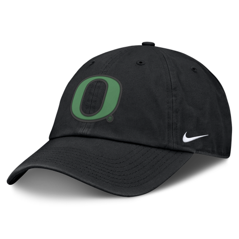 Men's Nike Black Oregon Ducks Club Dri-FIT Adjustable Hat