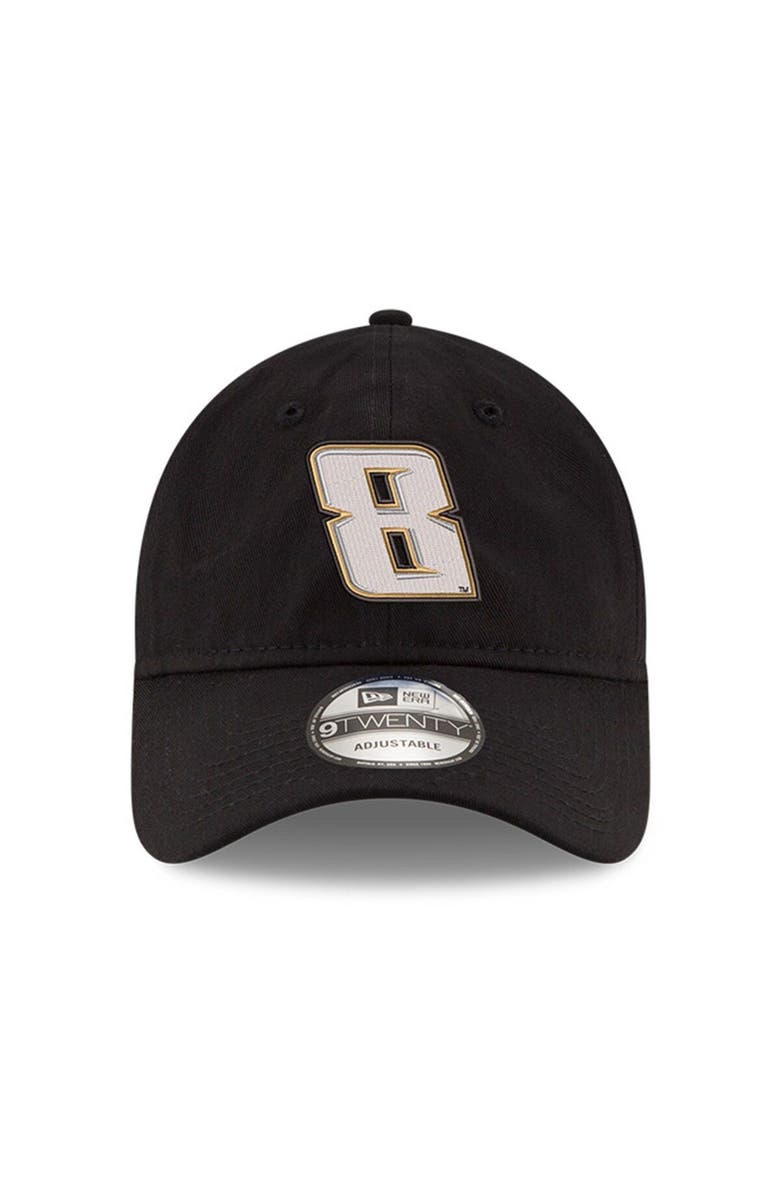 New Era Men's New Era Black Kyle Busch Team Enzyme Washed 9TWENTY Adjustable Hat, Alternate, color, Black