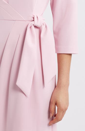 Side Tie Long Sleeve Dress