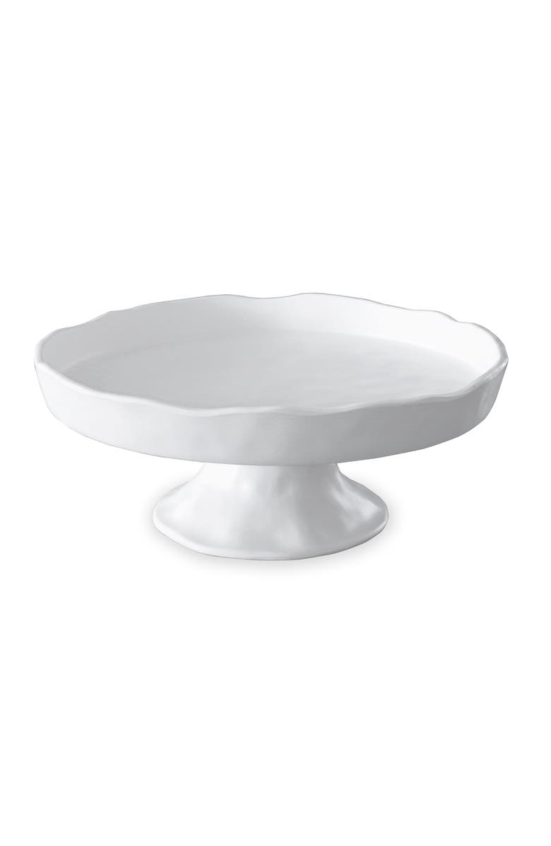 BEATRIZ BALL Collection VIDA Nube Round Pedestal Cake Plate, Main, color, White