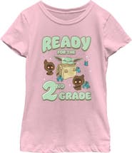 Star Wars: The Mandalorian Girl's Star Wars The Mandalorian Ready For 2nd Grade  Graphic T-Shirt