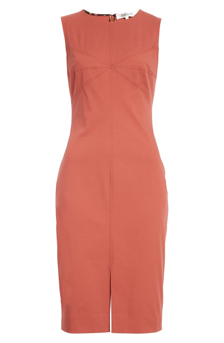 DVF Elio Sheath Dress, Alternate, color, 