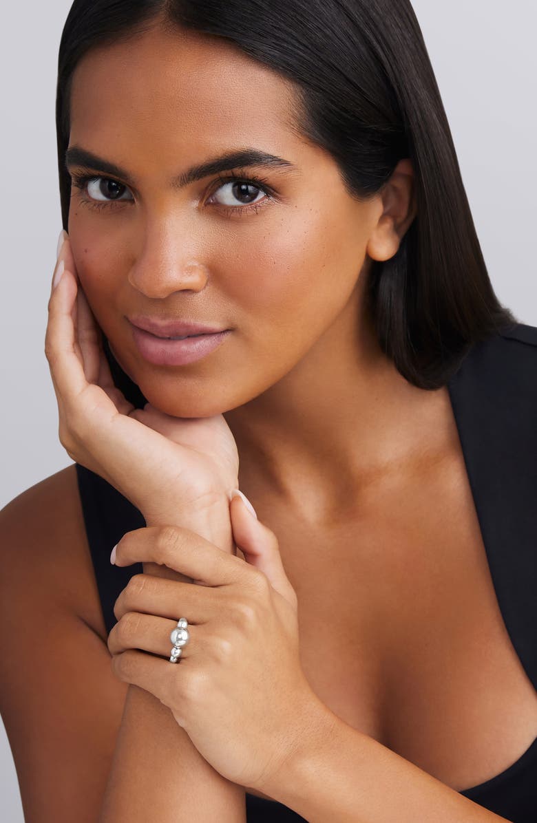 LAGOS Caviar Bubbly Ring, Alternate, color, Sterling Silver