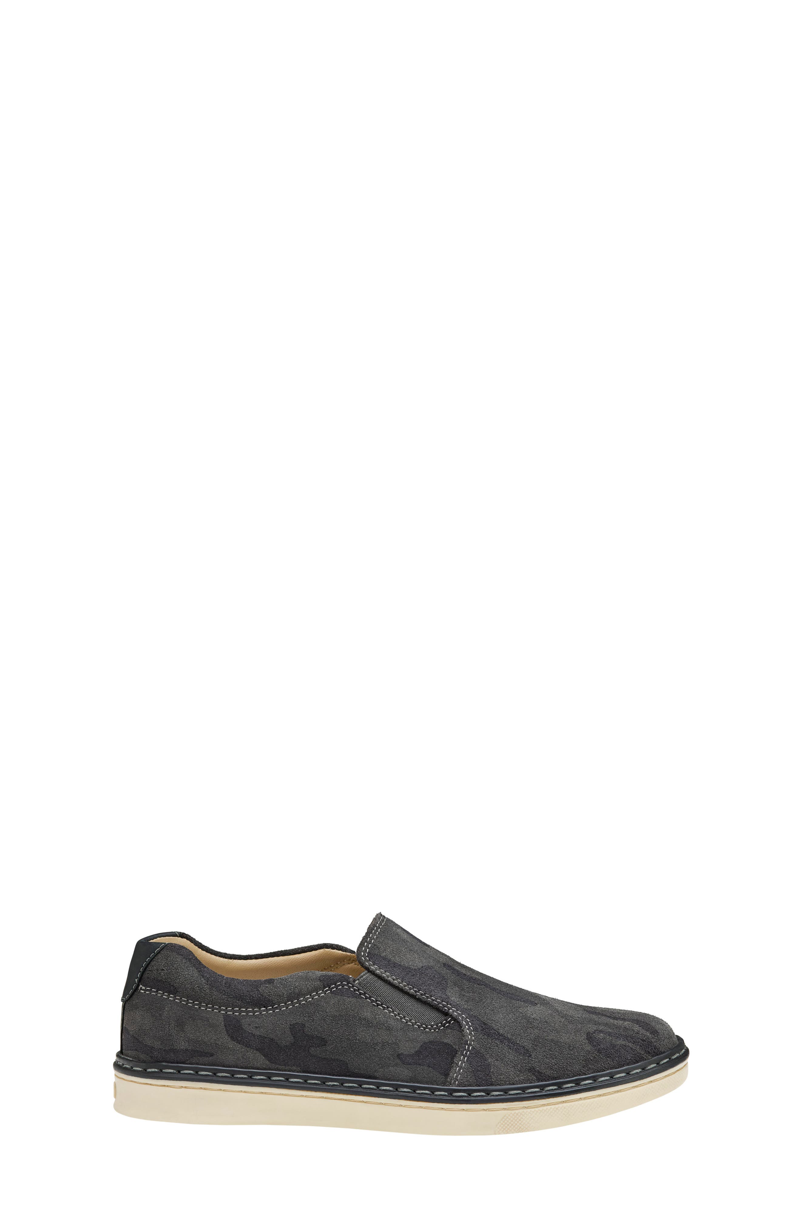 McGuffey Camo Slip-On Shoe, Alternate, color, DK GRAY CAMOUFLAGE SUEDE