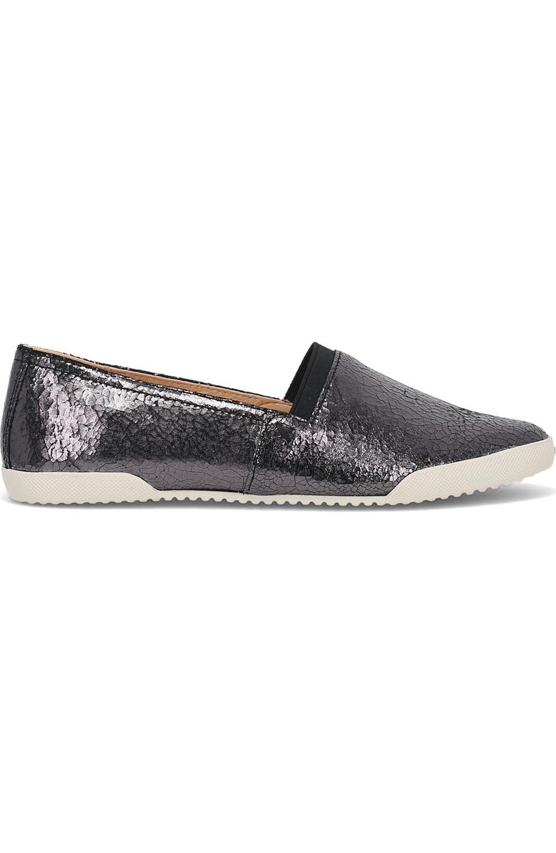 Frye Melanie Slip-On Flat, Alternate, color, Pewter Mirror