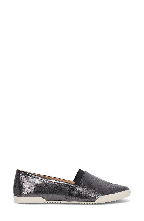 Frye Melanie Slip-on Flat In Pewter Mirror