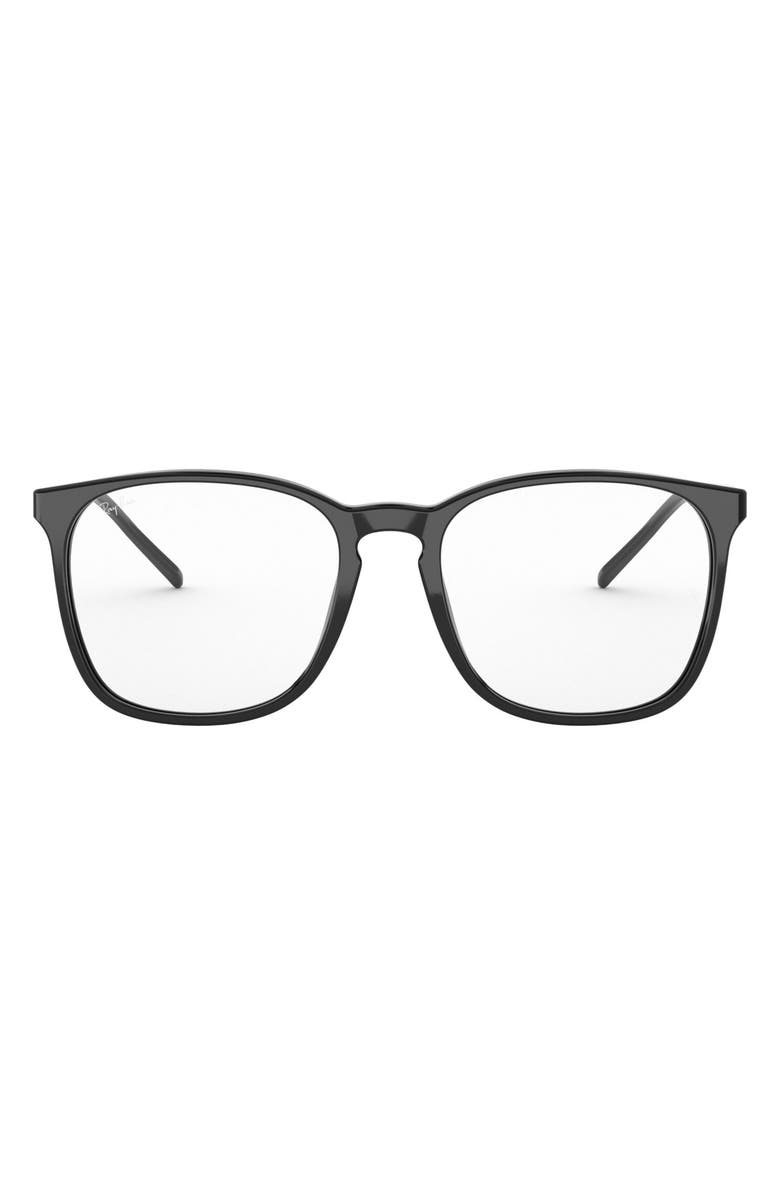Ray-Ban 52mm Square Optical Glasses, Main, color,