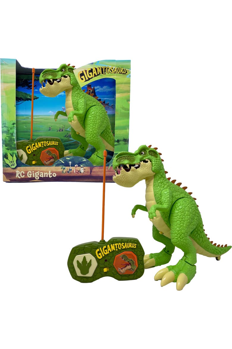 Remote Controlled Giganto Dinosaur Action Figure, Alternate, color, Multicolored